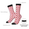 thumbnail image 4 of Rateoe Crabs Starfish for Women Casual Calf Socks - Cute Crew Socks - Thin Soft Above Ankle Socks Size 5-11, 4 of 6