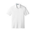 thumbnail image 3 of Port Authority 1235661 Men Coastal Cotton Blend Polo Shirt, White - 2XL, 3 of 4