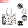 thumbnail image 2 of Beagle Dog and Footprints Travel Tote Bags for Women Carry On,Large Weekender Bags for Women Travel,Multi Functional Duffle Bag for Work,Shopping,Sports, 2 of 5