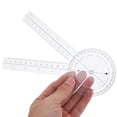 thumbnail image 3 of WASHWEPE 4pcs Angle Ruler Precision Goniometer Protractor For Woodworking Architectural Design And Drawing Measurements, 3 of 8