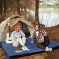 thumbnail image 4 of Teler CertiPUR-US 3" Memory Foam Camping Mattress 2 Person, Portable Foam Sleeping Pad for Camping, Car, Tent SUV Mattress,Blue, 4 of 9