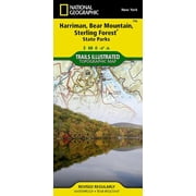 National Geographic Trails Illustrated M Harriman, Bear Mountain, Sterling Forest State Parks Map, Book 756, (Paperback)