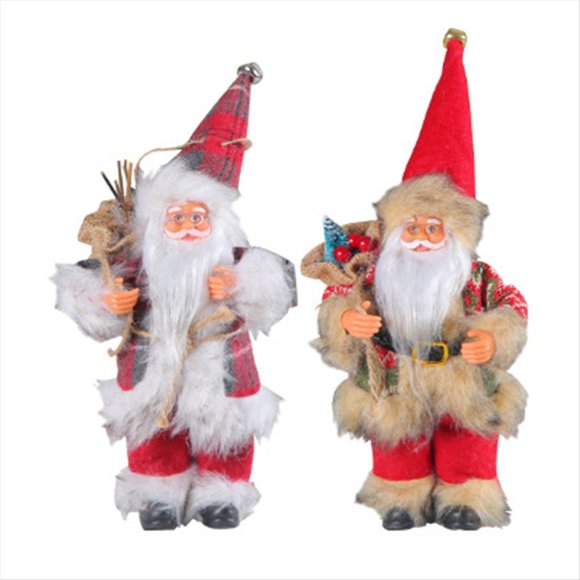 Adornos Navideños de Papá Imagen de Papá de Pie Decoraciones Navideñas Decoración Navideña para el Hogar A