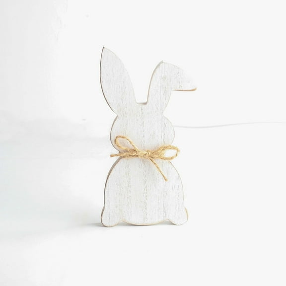 Easter Table Decorations Wooden Ornaments for Dining Room Table Easter Bunny for Spring Holiday Easter Party Decor Ornament Indoor Outdoor Garden Yard Lawn Decor
