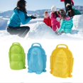 thumbnail image 5 of Snow Molds Toy Kit Plastic DIY Interesting Cute Shape Beach Toy Sand Mold for Kids Outdoor Activities B, 5 of 5