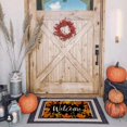 thumbnail image 6 of Fall Door Mat,Fall Maple Leaf Welcome Doormat Outdoor,Thanksgiving Non-Skid Floor Mat Autumn Kitchen Decoration Door Mats Bedroom Doormats 17x30 inch, 6 of 6