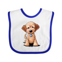 Inktastic Kiniart Mini Goldendoodle Boys or Girls Baby Bib