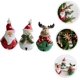 thumbnail image 3 of 3 adornos navideños para pared, campanas colgantes de Navidad, decoración para fiestas navideñas, campana de alce, adornos navideños de hierro forjado., 3 of 5