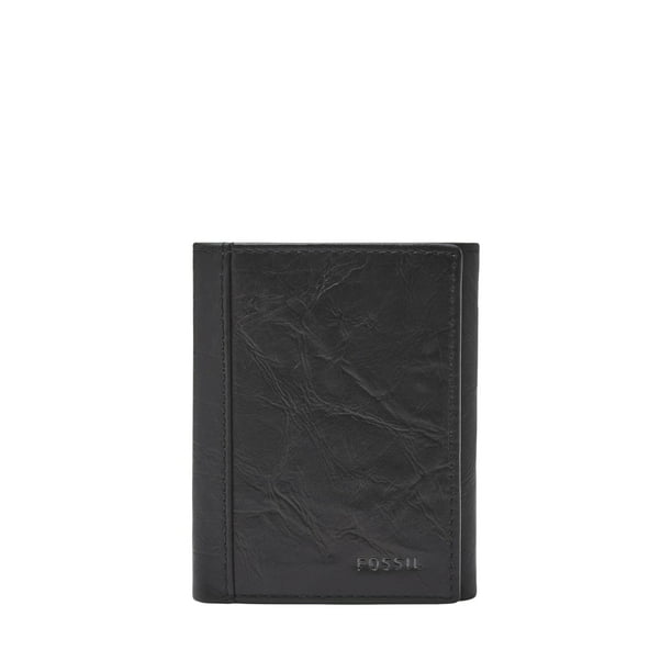Cartera Fossil Neel de piel triple negra ML3869001