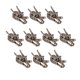 thumbnail image 2 of Charms Beads dragon 10 piezas mini cabezales de dragón encantos de perlas de bricolaje hallazgos 22 x 9 mm de plata de cobre, 2 of 9