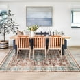 thumbnail image 2 of HOMERRY 9' x 12' Area Rug for Living Room Washable Bedroom Floral Geometric Carpet for Room Decor, Red, 2 of 6