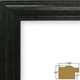 thumbnail image 4 of Craig Frames 440BK 18 x 36-Inch Picture Frame, Wood Grain Finish, 1.265-Inch Wide, Black, 4 of 4