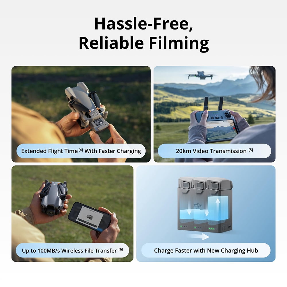 DJI Mini 5 Pro Drone with DJI RC-N3 Remote and Intelligent Flight Battery