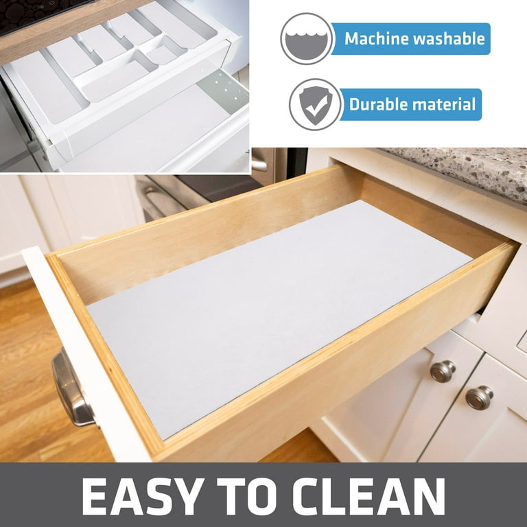 Drymate Premium Shelf Liner and Drawer Liner (Set of 2), (12 x 59), Non  Adhesive, Durable, Slip Resistant - Absorbent/Waterproof - for Drawers