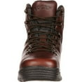 thumbnail image 4 of ROCKY WORK Men's 6" Mobilite Soft Toe Waterproof Work Boot Dark Brown - FQ0007114, 4 of 7