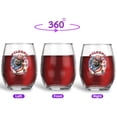 thumbnail image 2 of Pug Patriotic Welcome for 4Th of July Independence Day 15oz Stemless Wine Glass Mug Dog Lover Gifts Wine Glasses Cup - 00010, 2 of 5