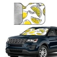 thumbnail image 4 of XMXT Car Sun Shade Windshield, Lemon Decorative Line Illustration Sunshade for Car Windshield Sun Shades for Car SUV Truck, m, 4 of 9