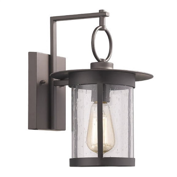CHLOE Lighting GRIFLET Transitional 1 Light Rubbed Bronze Outdoor Wall Sconce 12" Height