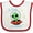 White and Red, variant on Inktastic Alien Boys or Girls Baby Bib