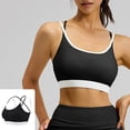 thumbnail image 2 of Vetsdori Womens Wirefree Sports Bras Racerback Workout Bralette Padded,Lightweight Bras for Women Soft, 2 of 8