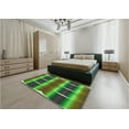 thumbnail image 5 of Ahgly Company Machine Washable Indoor Round Transitional Army Green Area Rugs, 7' Round, 5 of 7