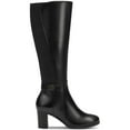 thumbnail image 2 of Giani Bernini Womens Mia Leather Tall Mid-Calf Boots, 2 of 3