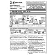 New Emerson EWV404 4-Head VCR