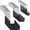 Black, variant on 18-Piece Red S-Shaped Heavy Duty Hardware Hooks For Storage, Organization, And Outdoor Use