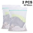 thumbnail image 1 of uds bolsa de lavandería para lavadora red de lavandería de malla fina reutilizable con cremallera para manta polar ropa de cama cortinas ropa de cama Xemadio 2035374-1, 1 of 9