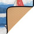 thumbnail image 3 of Yayeee Area Rugs for Living Room 5.2'x4' Non Slip Washable Bedroom Floor Carpet, Red Sailboats, 3 of 5