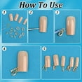 thumbnail image 3 of Dangle Nail Piercing Charms 26pcs Dangle Letter Nail Charms 20pcs Number Nail Charms Gold Rhinestone Charms for Nails with 30pcs Jump Rings for Birthday Nail Art Decoration, 3 of 5