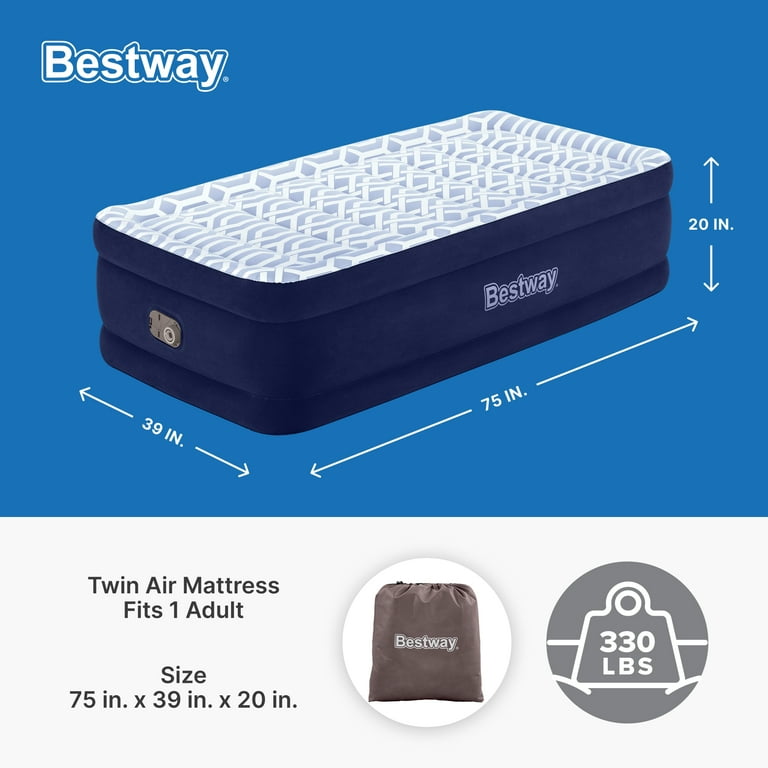Bestway® Tritech Air Mattress Fashion Flock Twin 20