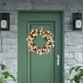 thumbnail image 4 of GUOOL Door Wreaths Artificial Circle Garland Autumn Wreath Light pink, 4 of 8