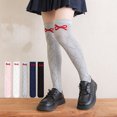 thumbnail image 4 of StSilkitty Over the Knee Socks for Girls Cute Bowknot Lightweight Soft Knit Socks School Uniform Socks Size 3-13, 4 of 5