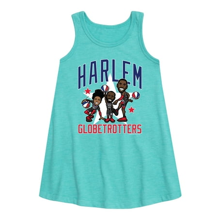 

Harlem Globetrotters - Meet The Players - Toddler and Youth Girls A-line Dress