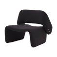 thumbnail image 4 of Sofá Individual Con Estructura De Metal, Silla Con Respaldo Multifuncional De Moda Suave Para El Hogar, Color Negro, 4 of 9