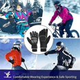 thumbnail image 3 of Guantes térmicos impermeables de invierno Yashi con pantalla táctil A PRUEBA de viento 1xl COLOR 3, 3 of 5