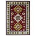 thumbnail image 1 of 6x9 Hand Knotted Antique Kazak Red and Beige Traditional Tribal Armenian Rug | KZA16, 1 of 9