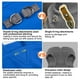 thumbnail image 5 of Chaleco polar para perros, chaqueta de invierno para perros pequeños/medianos, 5 of 9