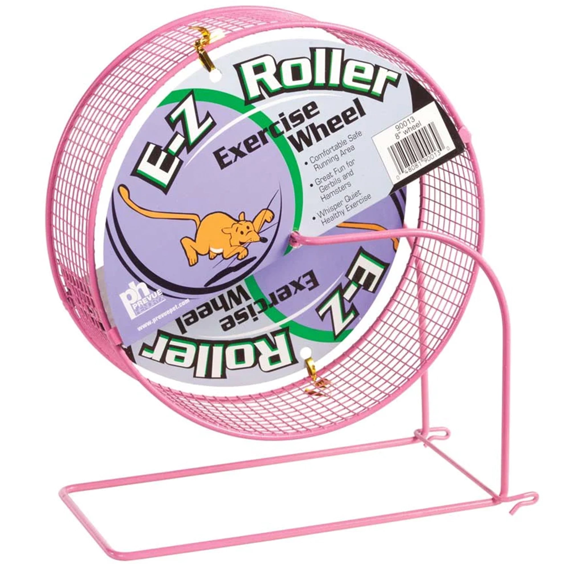 Prevue Pet Products 90013 Wire Mesh Hamster/Gerbil Wheel Toy for Small Animals, 8-Inch, Colors Vary