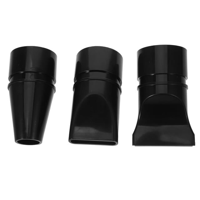 COOPHYA Set Hair Dryer Attachment Nozzle For Professional Design Drying Efficiency Black Plastic