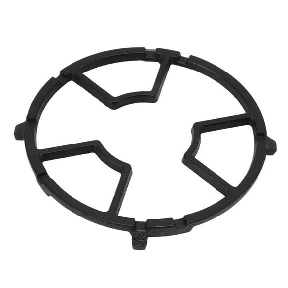 Wok en Fonte, Cuisinière à Gaz avec Portée de Chauffage Contrôlée, Humanisé, Sûr, Stable, Antidérapant, Robuste pour Poêle en Acier Noir