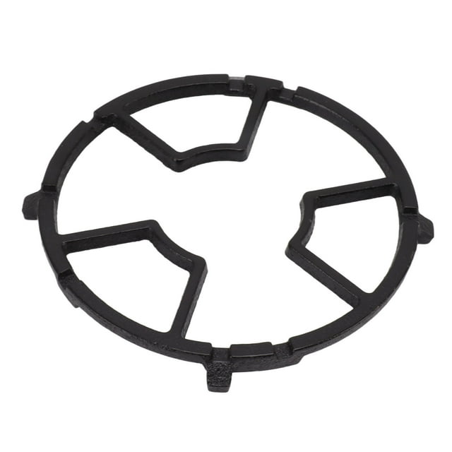 Cast Iron Wok , Gas Stove Rack Controlled Heating Range Humanized Safe Stable Slip Robust for Black Steel Pan for Craft Pan