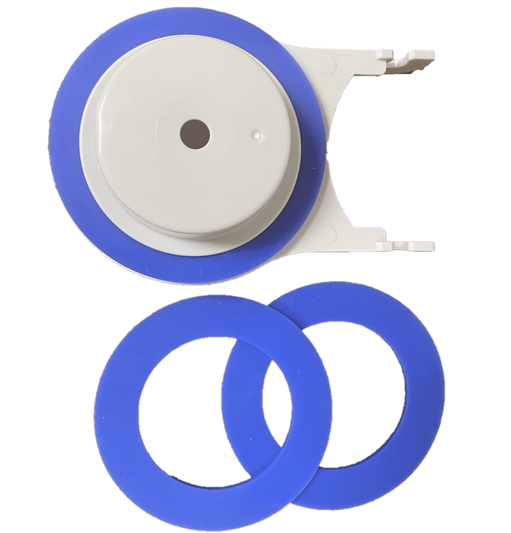 Jacuzzi HF04000 Compatible Toilet Flapper with 2 Extra Seals