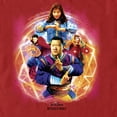 thumbnail image 2 of Men's Marvel Doctor Strange in the Multiverse of Madness Powerful Heroes  Graphic Tee Red X Large, 2 of 5
