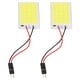 thumbnail image 3 of 2 uds Panel LED lámpara de cúpula Auto Interior del coche placa de lectura luz techo Interior lámpara con cable luces interiores del vehículo luces de techo Led automáticas, 3 of 3