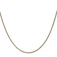 thumbnail image 2 of 14K Yellow Gold Spiga Wheat Chain Styles Necklace 1.2 mm D/C 24 inch, 2 of 4