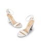 thumbnail image 4 of Sandalia DREAM PAIRS Tacón Alto Grueso Blanco Perla 8.5, 4 of 7