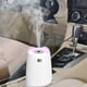 thumbnail image 5 of Humidificador USB, mini humidificador portátil de 280 ml con luz nocturna LED de 7 colores, apagado automático, ultra silencioso, adecuado para el hogar, la oficina, la habitación del bebé, el automóvil (blanco) Sailing  Electrónica, 5 of 6