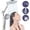 Chrome, variant on JONKEAN Modern Dual Shower Head with Handheld Spray, 7.5 Inch Rainfall & 9-Mode Hand Shower, 78-Inch Hose,Brushed Nickel